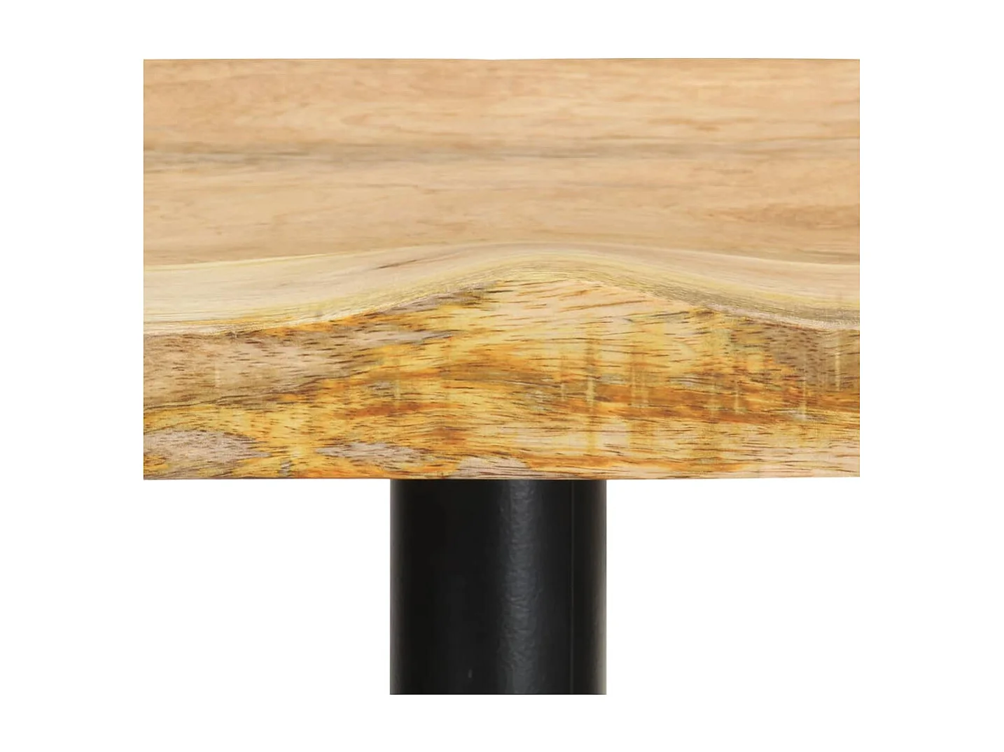 Barkrukken 2 st 66 cm massief mangohout