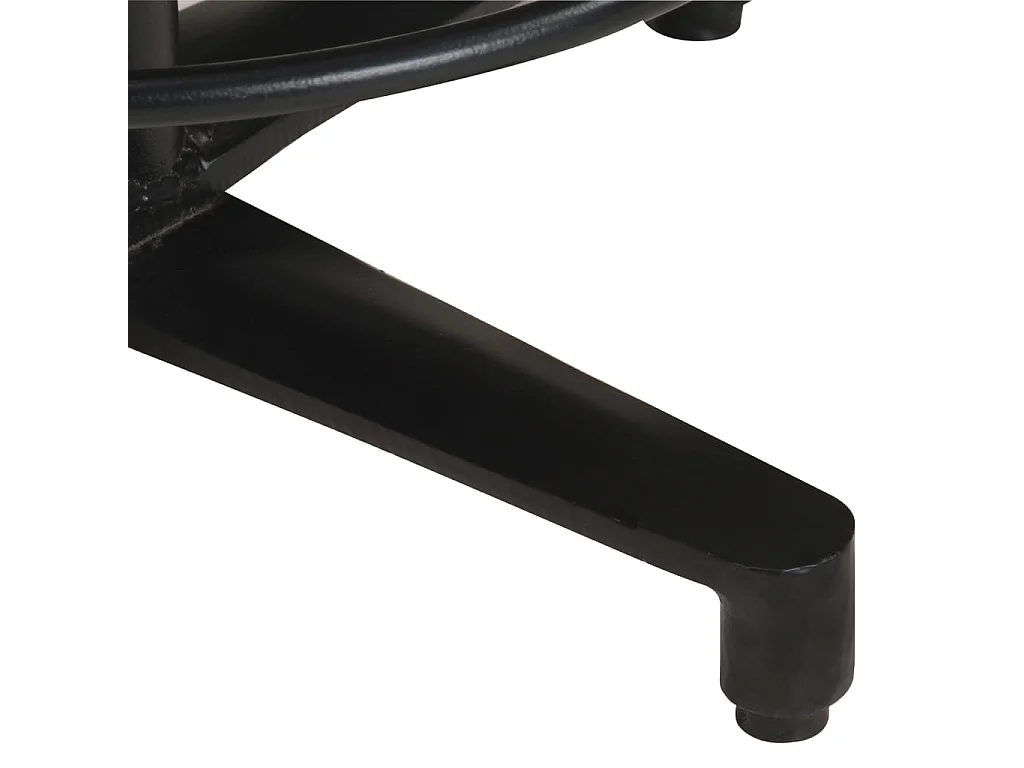 Barkrukken 2 st 66 cm massief mangohout