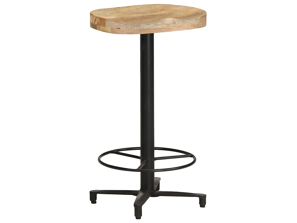 Sgabelli da Bar 2 pz 66 cm in Legno Massello di Mango