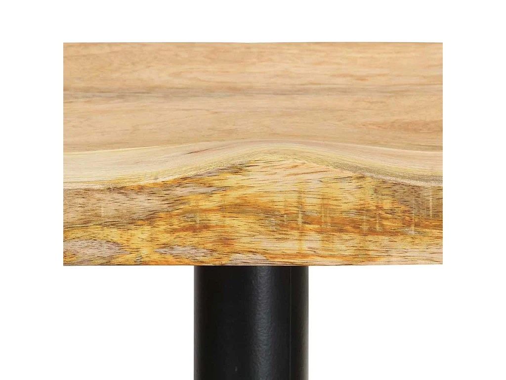 Sgabelli da Bar 2 pz 66 cm in Legno Massello di Mango
