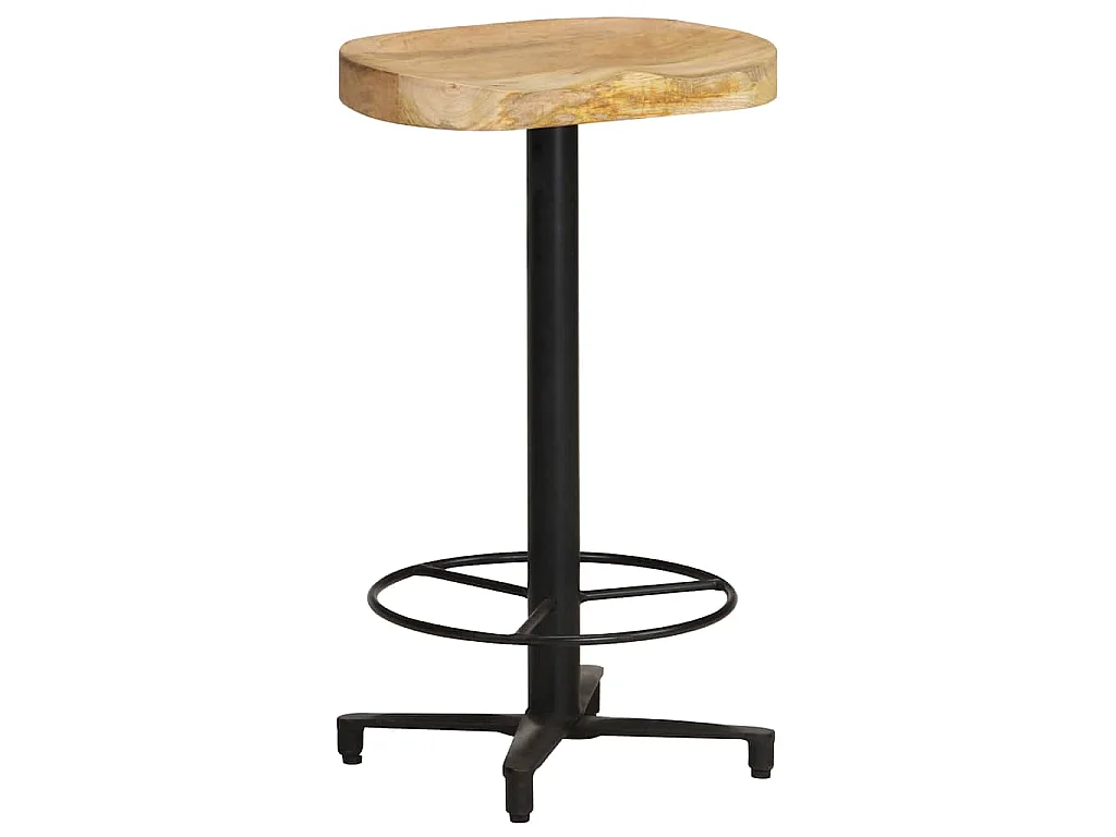 Sgabelli da Bar 2 pz 66 cm in Legno Massello di Mango