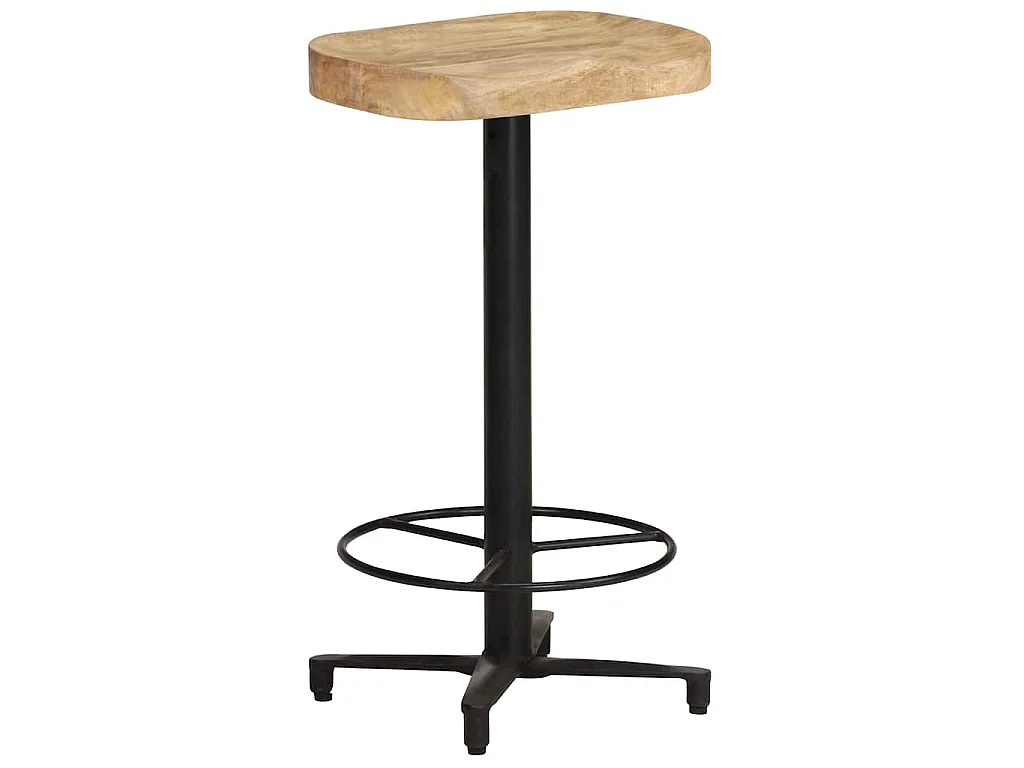 Sgabelli da Bar 2 pz 66 cm in Legno Massello di Mango
