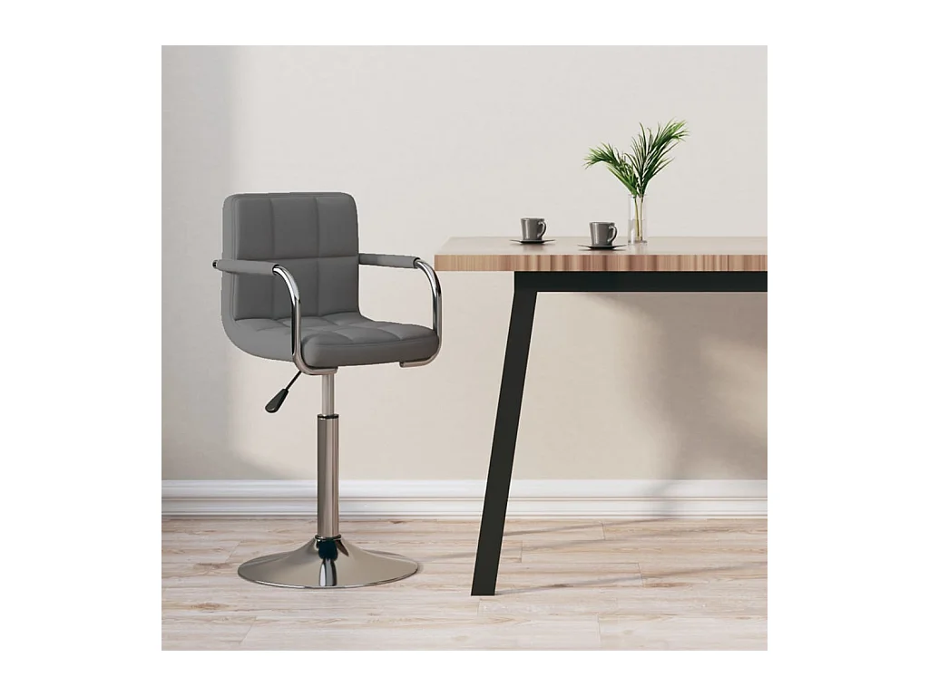 Tabouret de bar Gris clair Tissu
