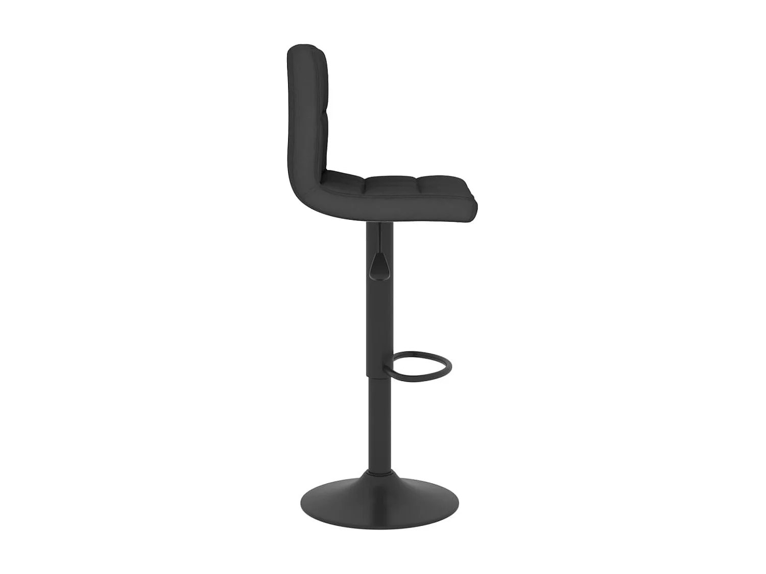 Tabouret de bar Noir Tissu
