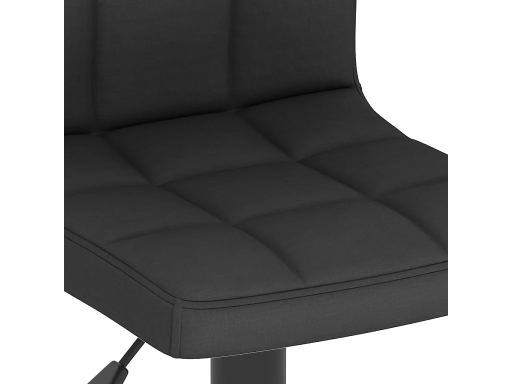 Tabouret de bar Noir Tissu