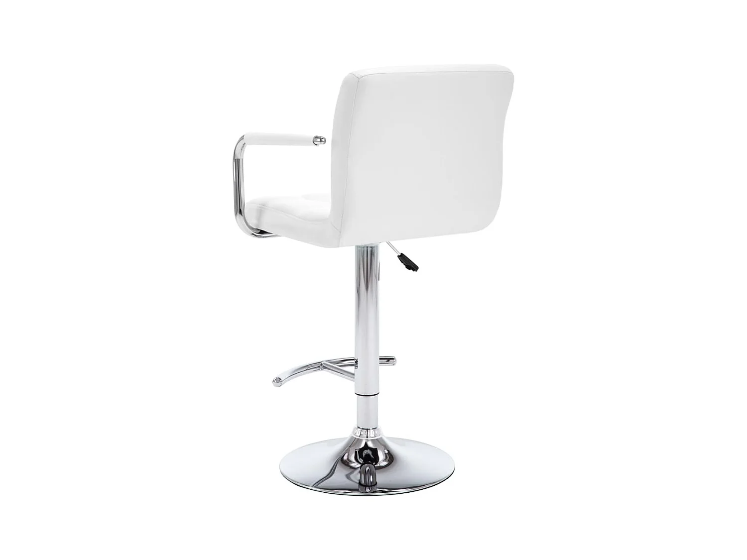 Barstoelen 2 st kunstleer wit