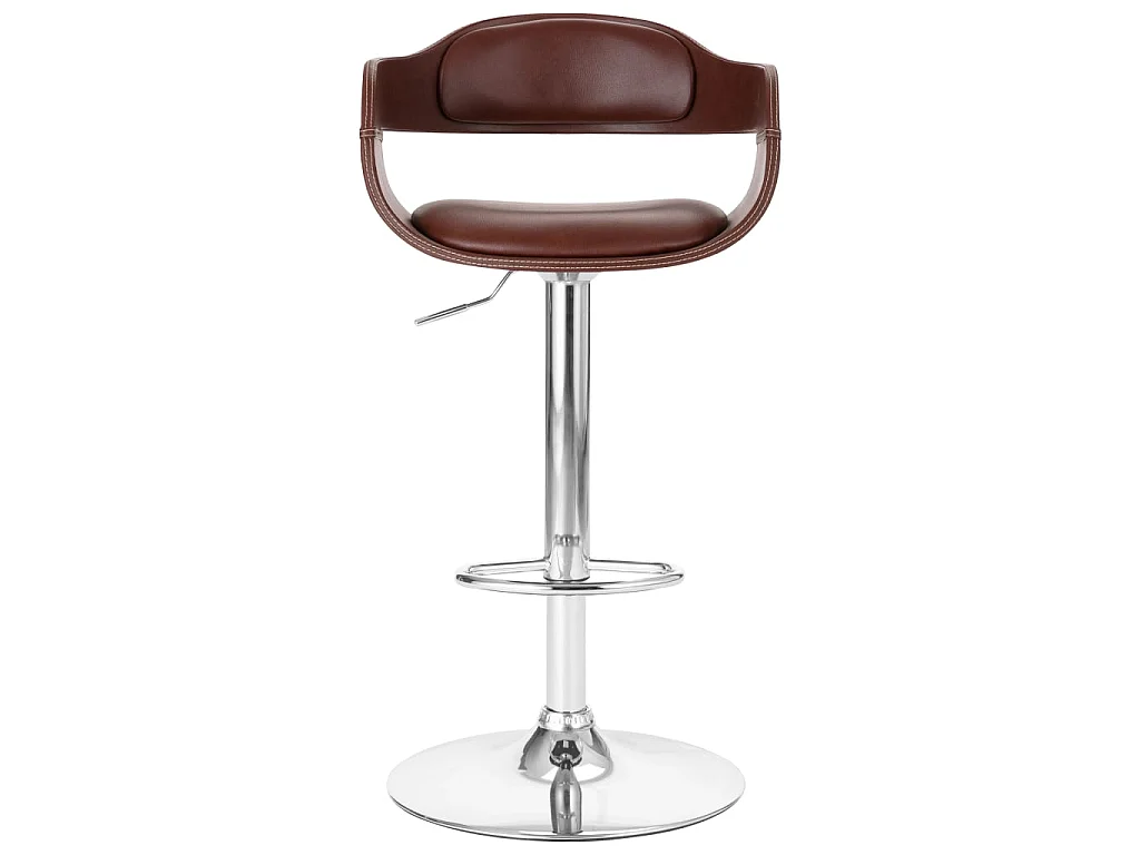 Barhocker Braun Kunstleder