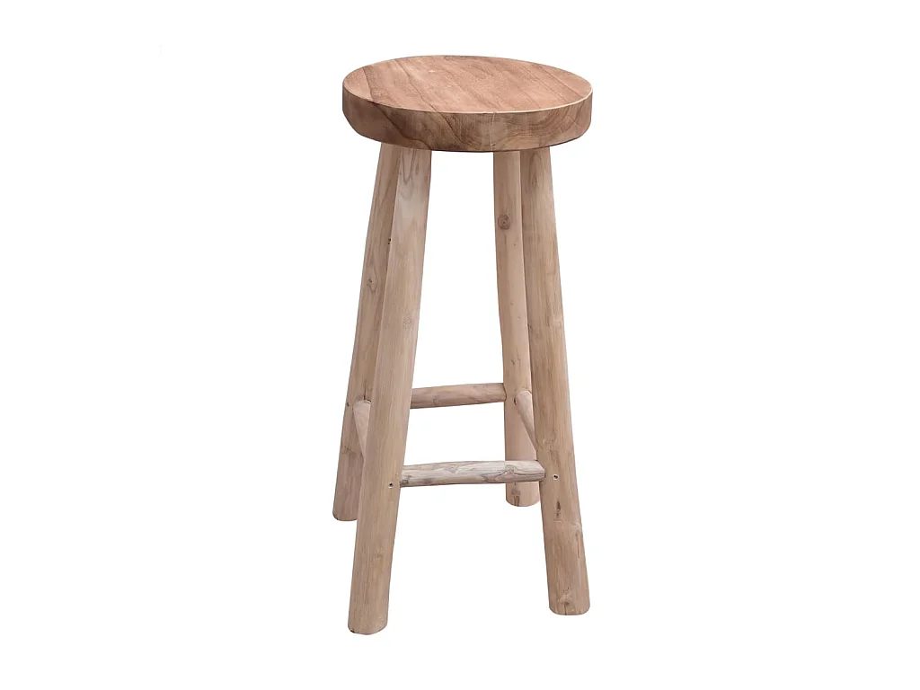 Barhocker Teak Massivholz