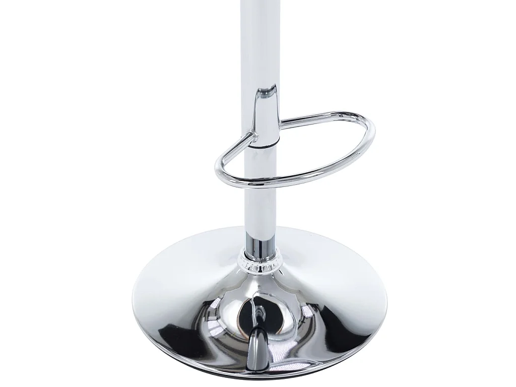 Taburetes de cocina 2 uds cuero sintético madera curvada crema