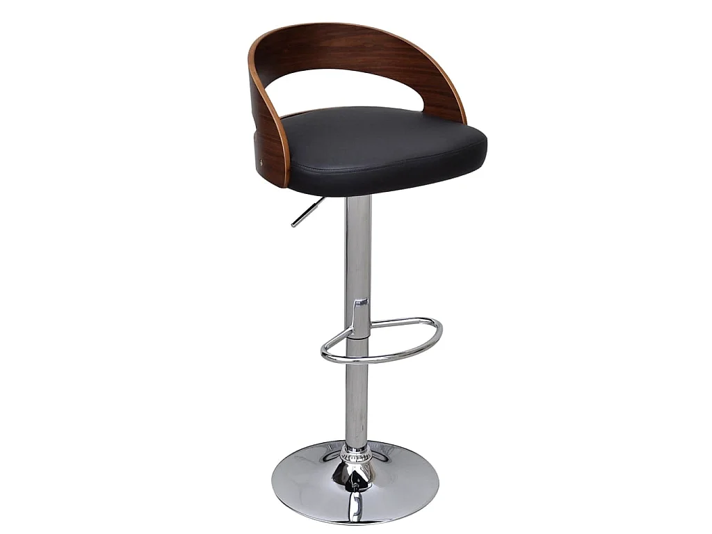 Tabourets de bar lot de 2 bois courbé