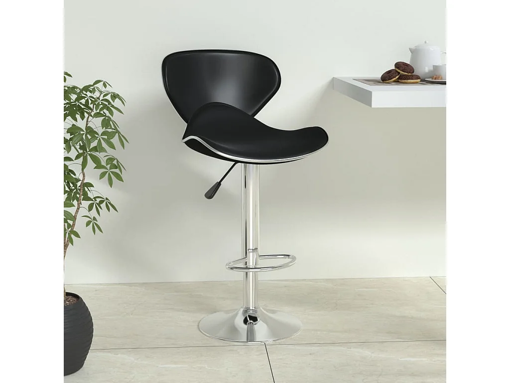 Tabouret de bar Noir Similicuir