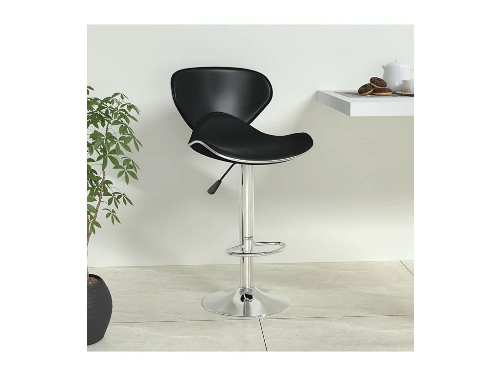 Tabouret de bar Noir Similicuir
