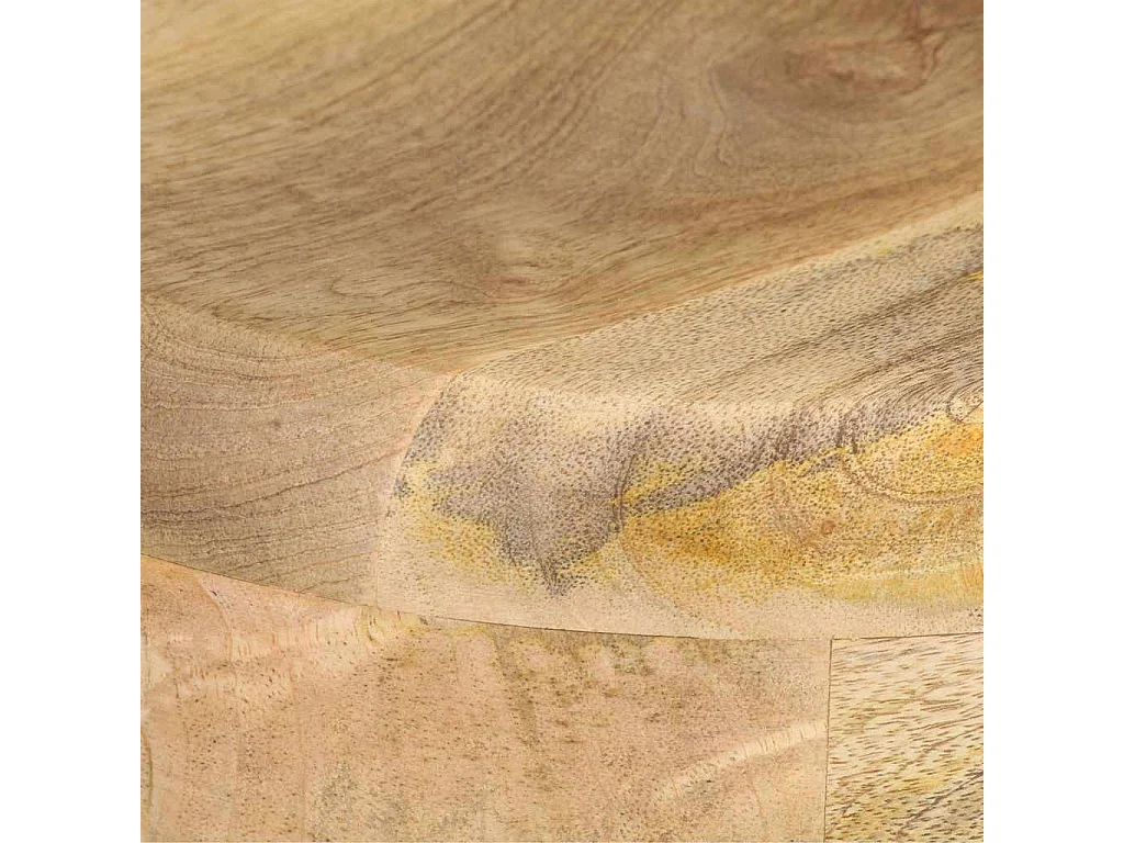 Tabourets de bar lot de 2 76 cm bois de manguier massif