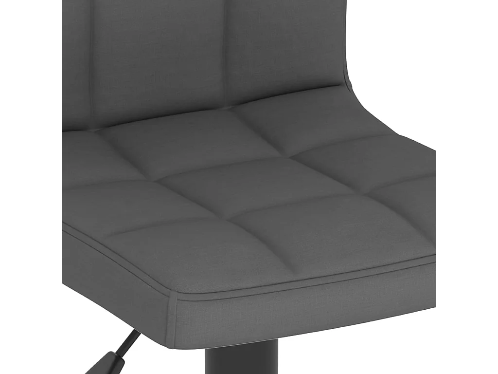 Barhocker 2 Stk. Dunkelgrau Stoff