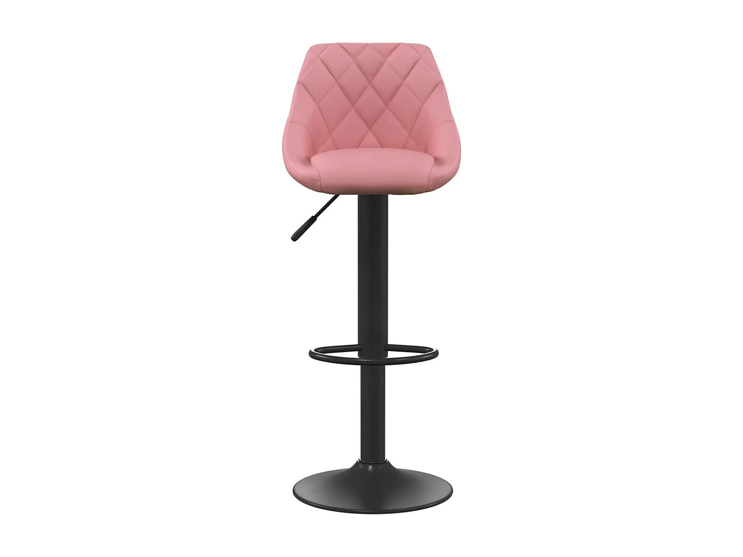 Barhocker 2 Stk. Rosa Samt