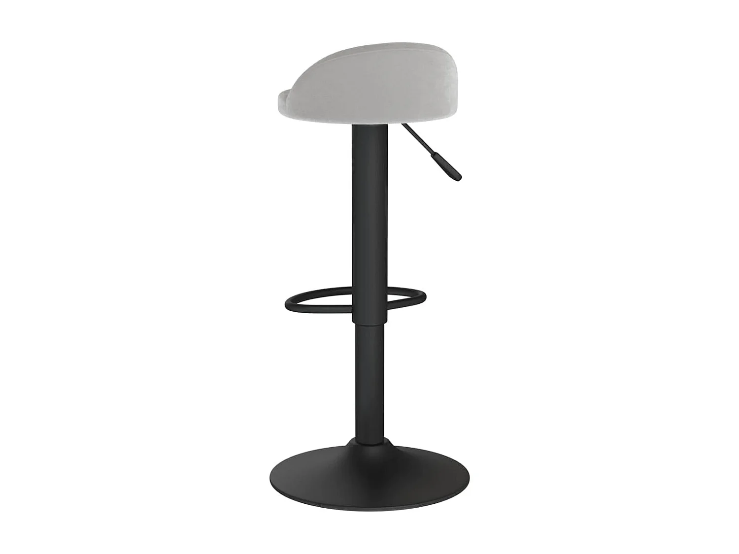 Tabouret de bar Gris clair Velours