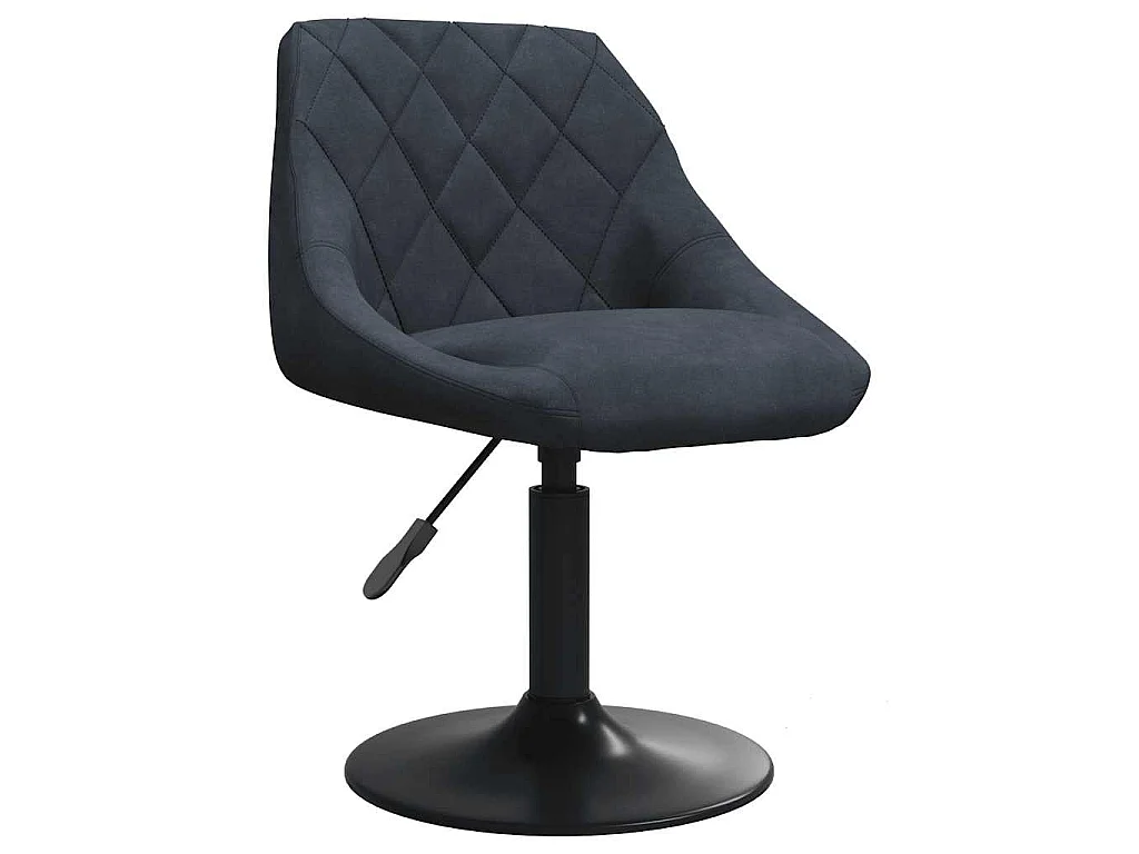 Barhocker Dunkelgrau Samt