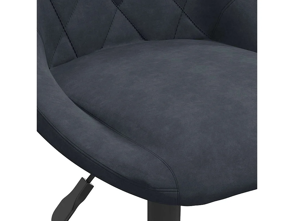 Tabouret de bar Gris foncé Velours