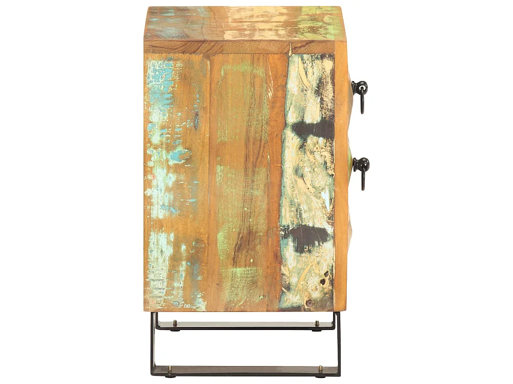 Table de chevet 40 x 30 x 50 cm Bois de récupération massif