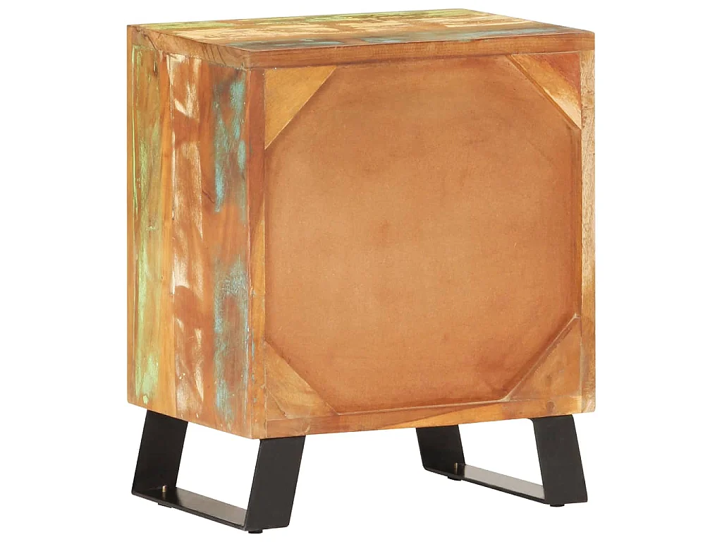 Table de chevet 40 x 30 x 50 cm Bois de récupération massif