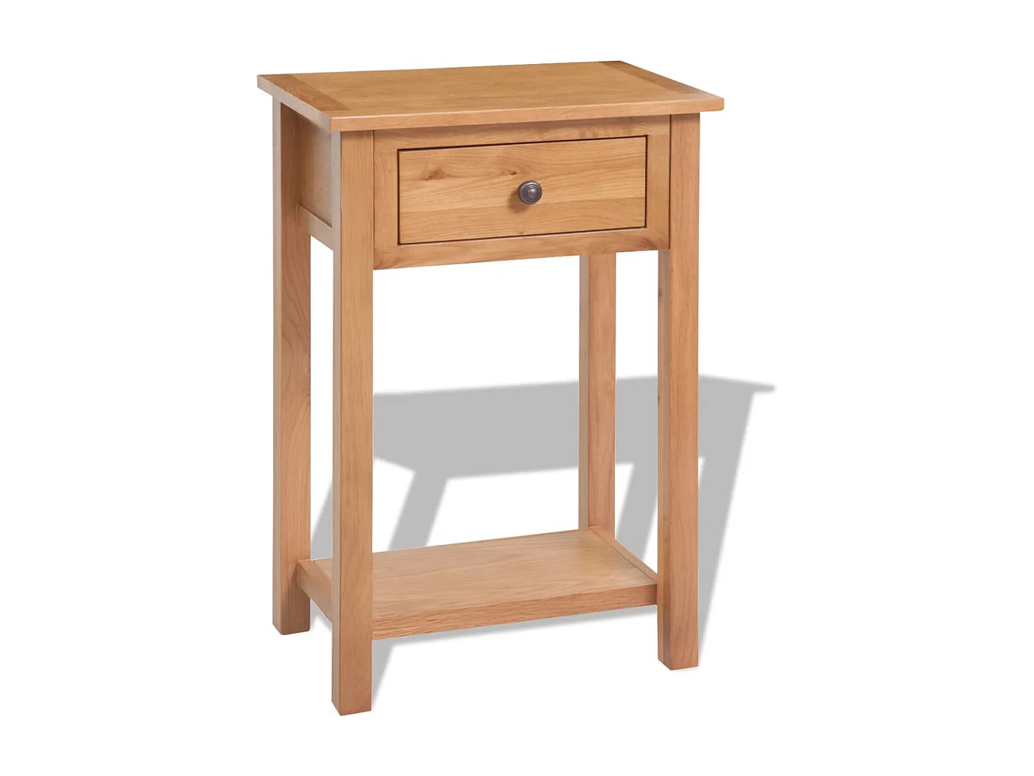 Table console 50 x 32 x 75 cm Bois de chêne massif