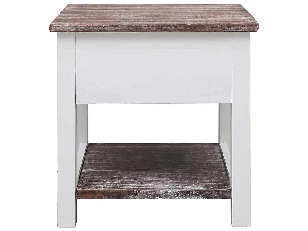 Table d'appoint Marron 40x40x40 cm Bois de Paulownia