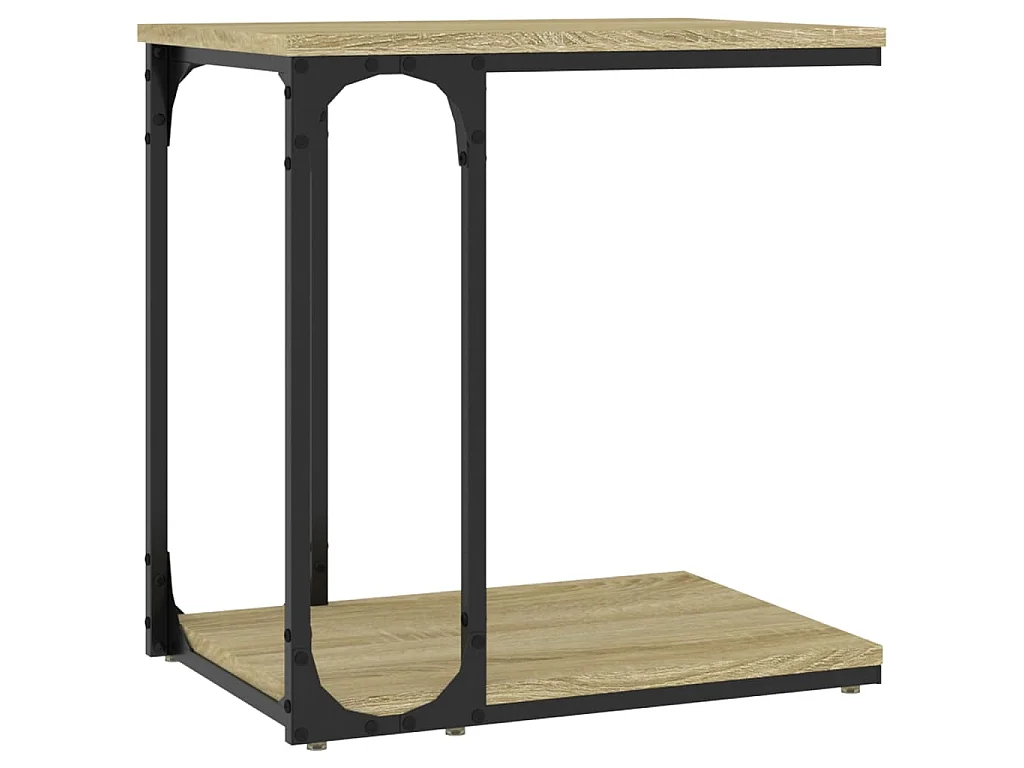 Table d'appoint Chêne sonoma 50x35x52 cm Bois d'ingénierie