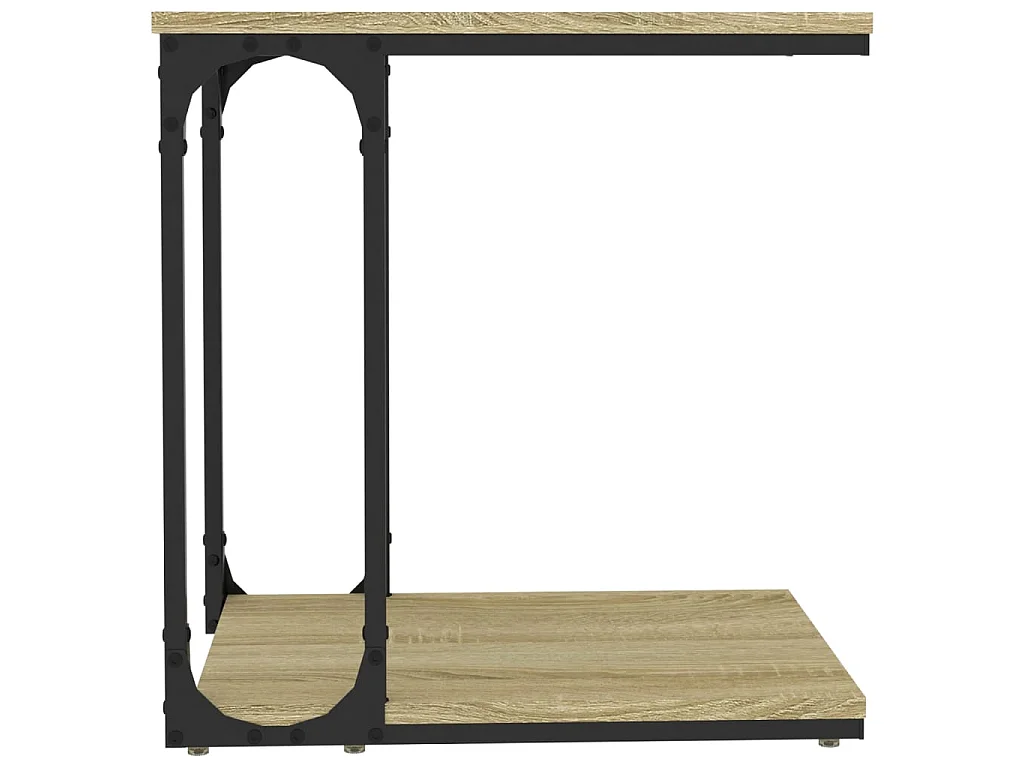 Table d'appoint Chêne sonoma 50x35x52 cm Bois d'ingénierie