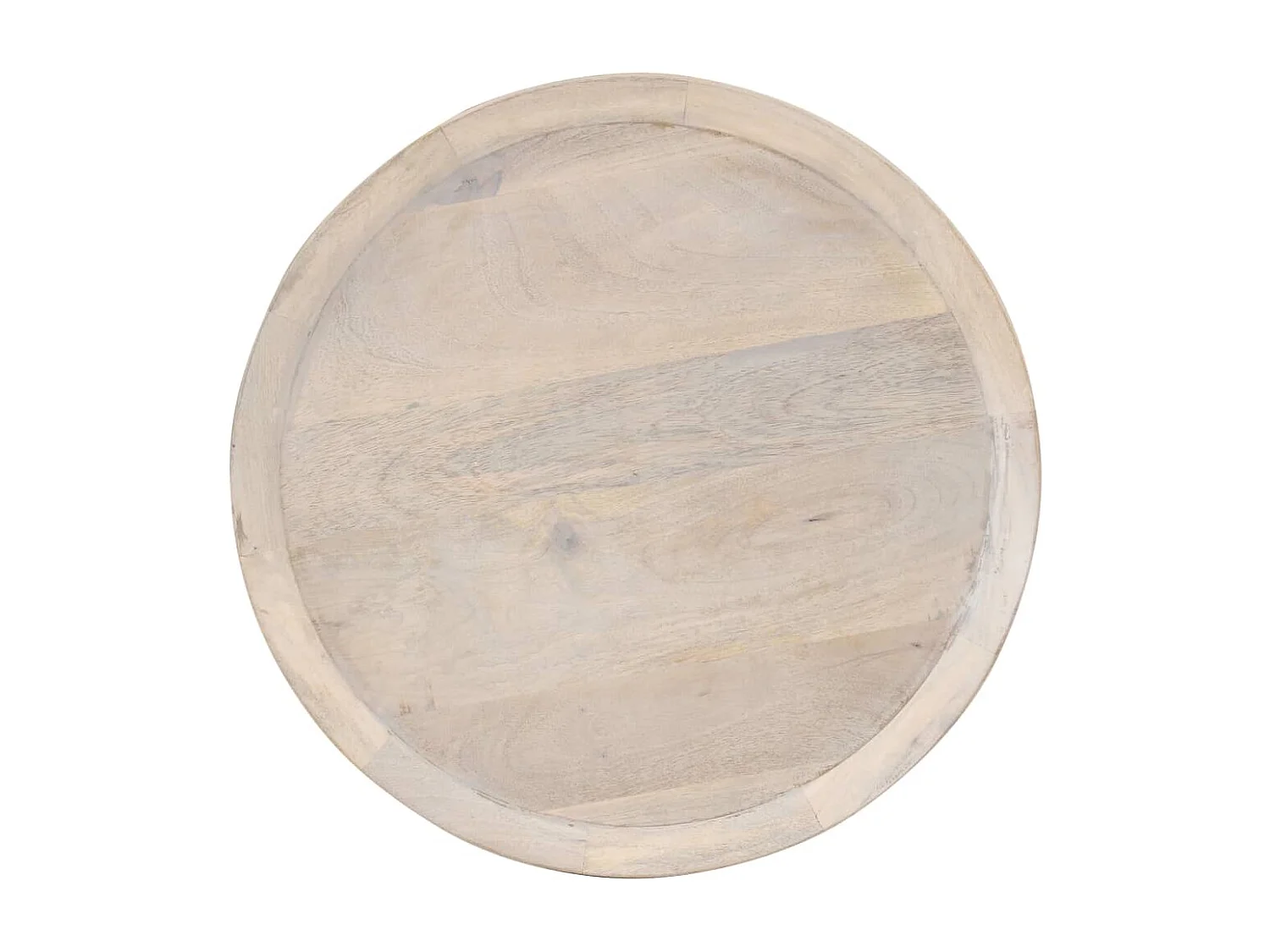 Mesa de apoio Ø60x75 cm madeira de mangueira maciça