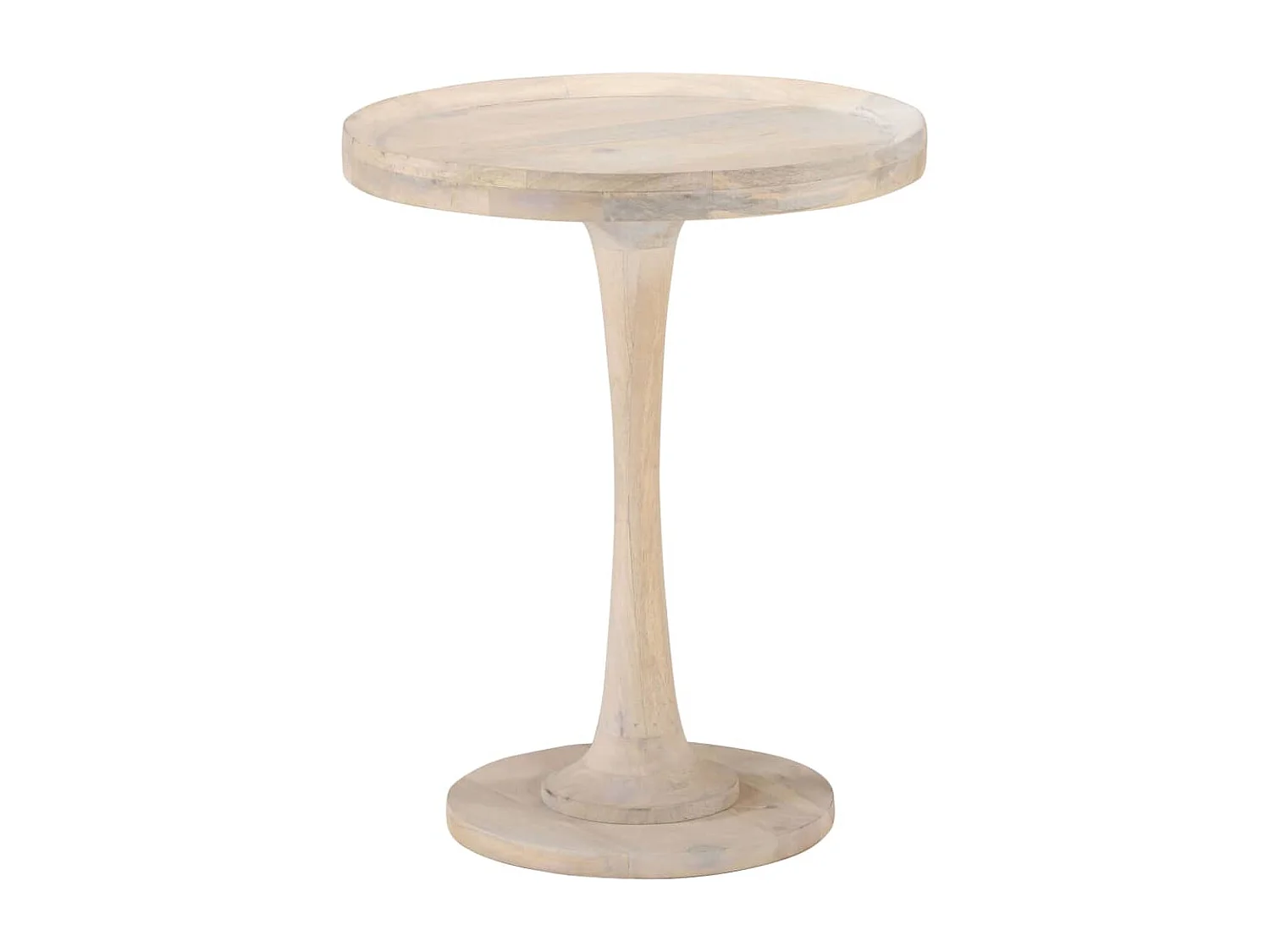 Mesa de apoio Ø60x75 cm madeira de mangueira maciça