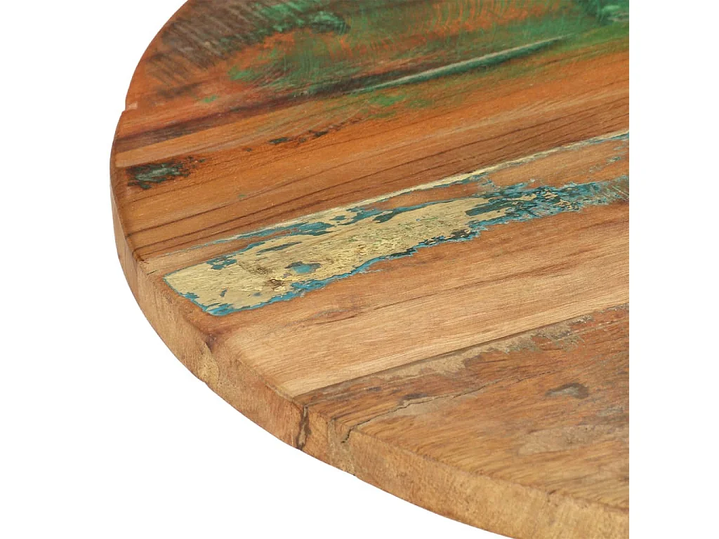 Tavolino di Servizio 48x48x56 cm in Legno Massello di Recupero