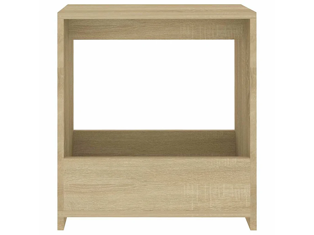 Table d'appoint chêne sonoma 50x26x50 cm bois d'ingénierie