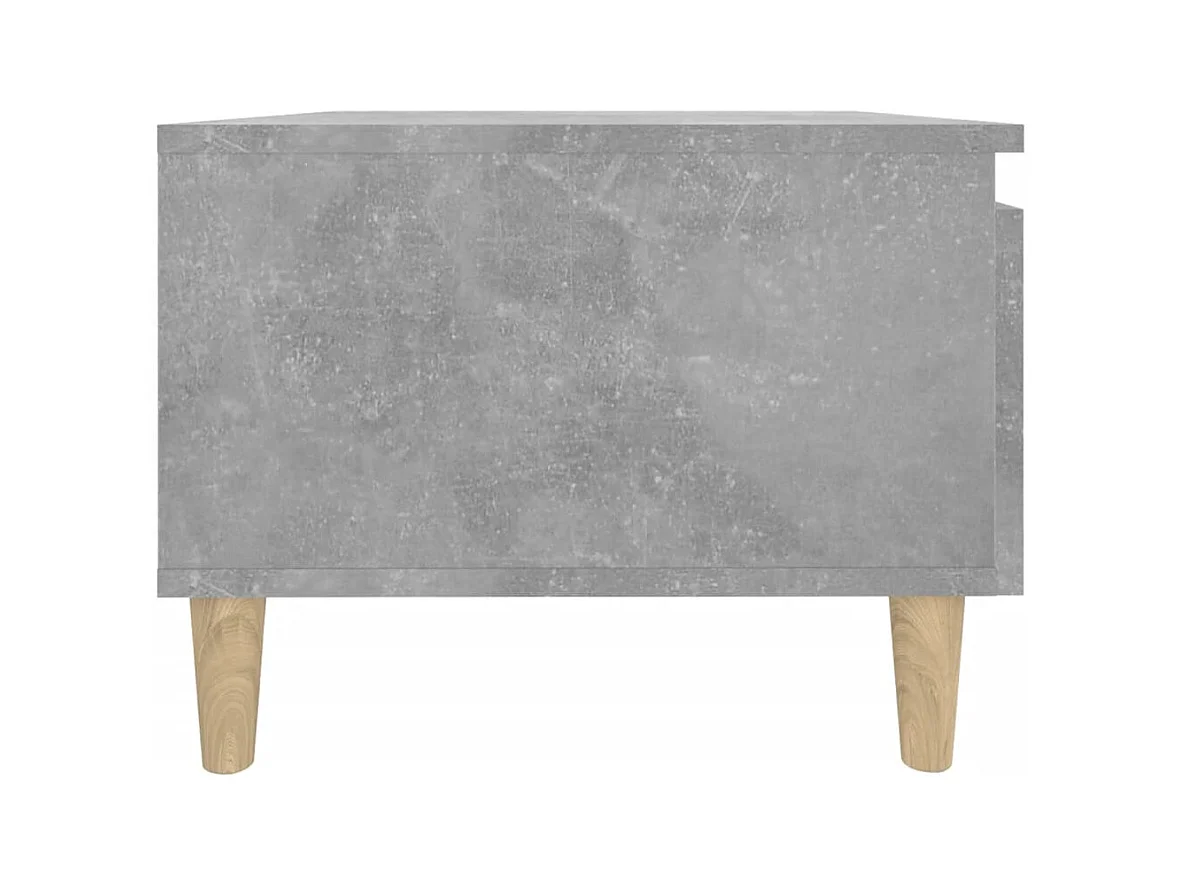 Tavolini 2pz Grigio Cemento 50x46x35 cm in Legno Multistrato