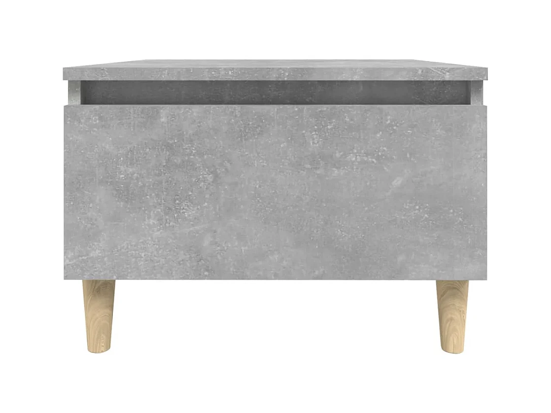 Tavolini 2pz Grigio Cemento 50x46x35 cm in Legno Multistrato
