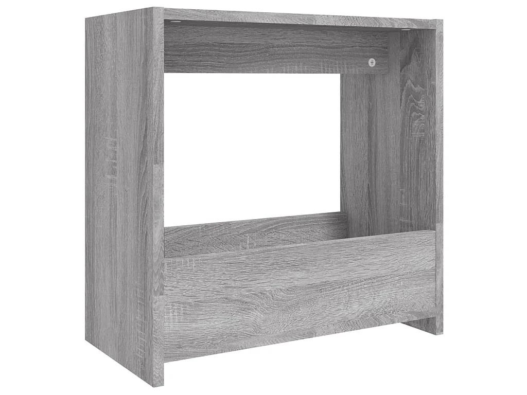 Table d'appoint Sonoma gris 50x26x50 cm Bois d'ingénierie