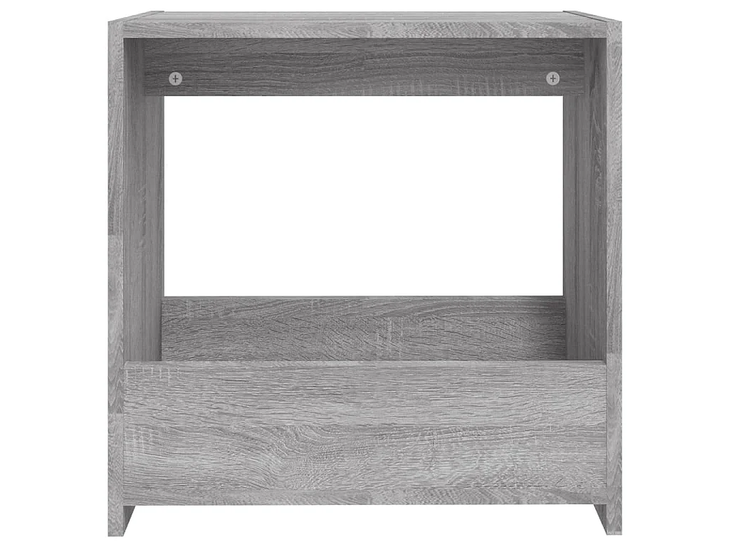 Table d'appoint Sonoma gris 50x26x50 cm Bois d'ingénierie