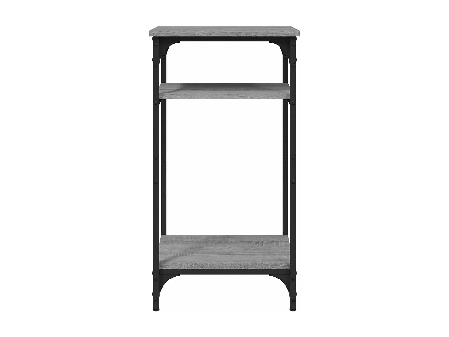 Bijzettafel 40x30x75 cm bewerkt hout grijs sonoma eikenkleurig