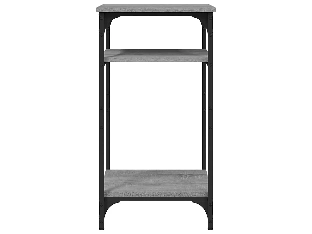 Tavolino Grigio Sonoma 40x30x75 cm in Legno Multistrato