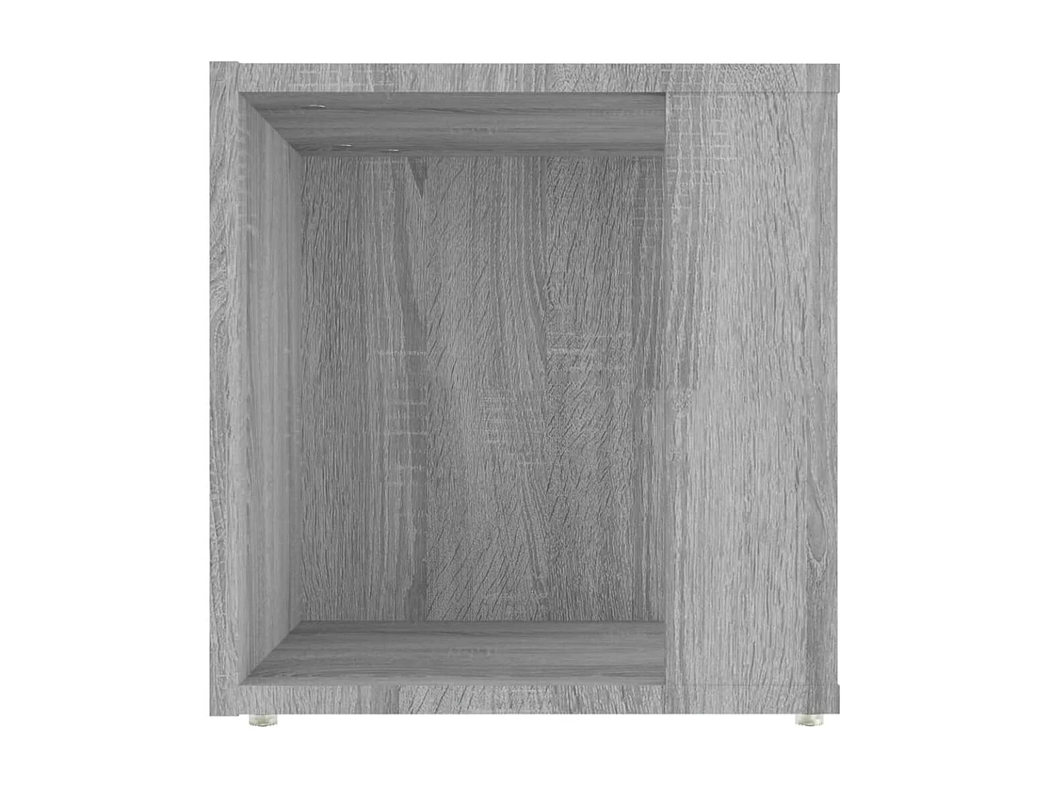 Bijzettafel 33x33x34,5 cm bewerkt hout grijs sonoma eikenkleur