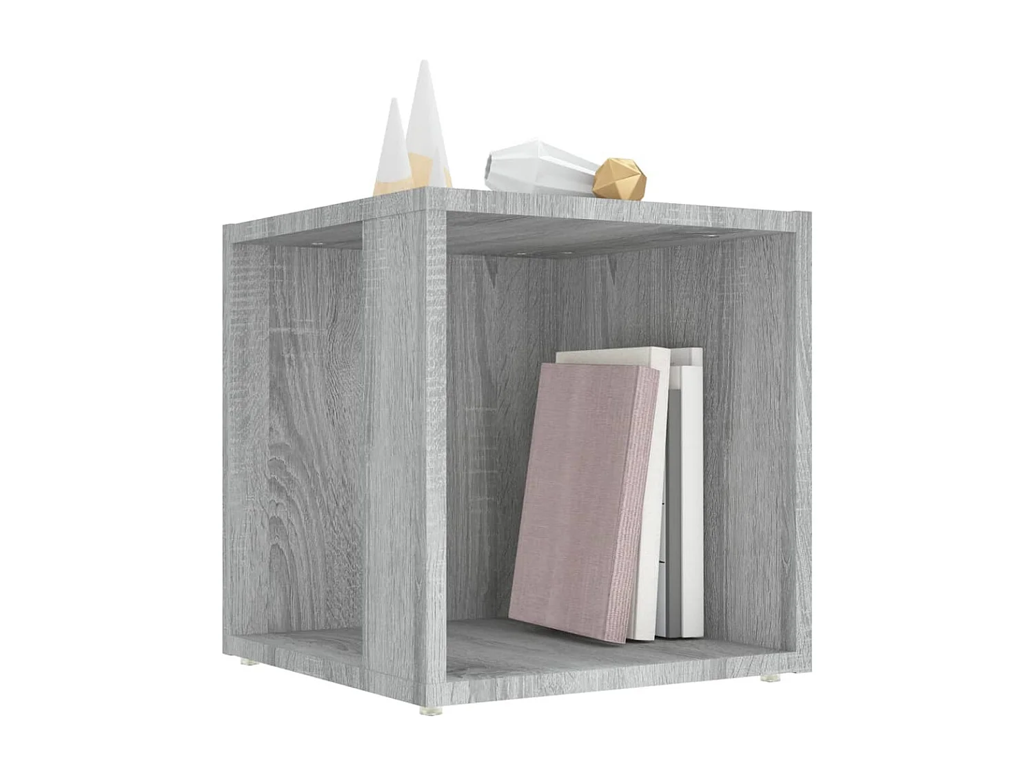 Table d'appoint Sonoma gris 33x33x34,5 cm Bois d'ingénierie