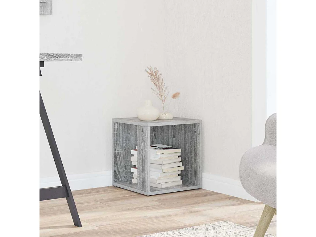 Table d'appoint Sonoma gris 33x33x34,5 cm Bois d'ingénierie