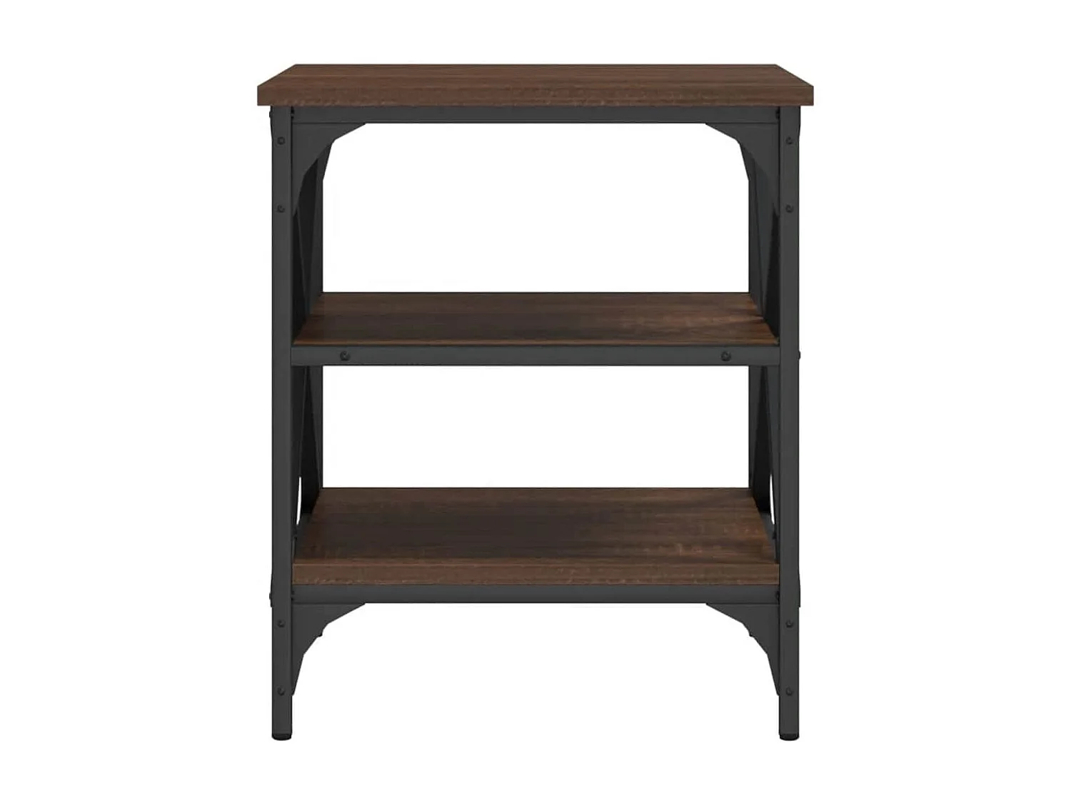 Mesa de apoio 40x42x50 cm derivados madeira carvalho castanho