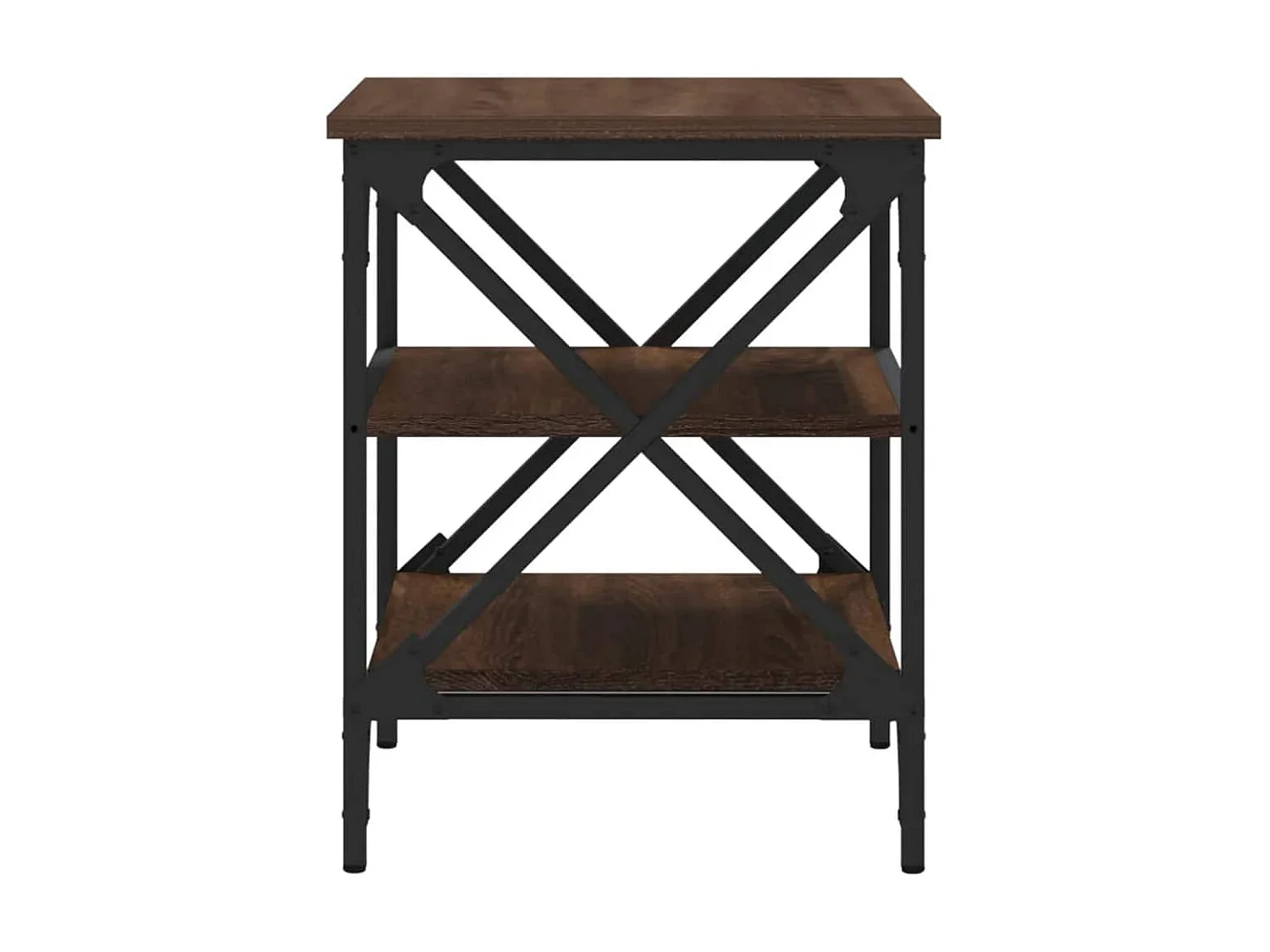 Mesa de apoio 40x42x50 cm derivados madeira carvalho castanho