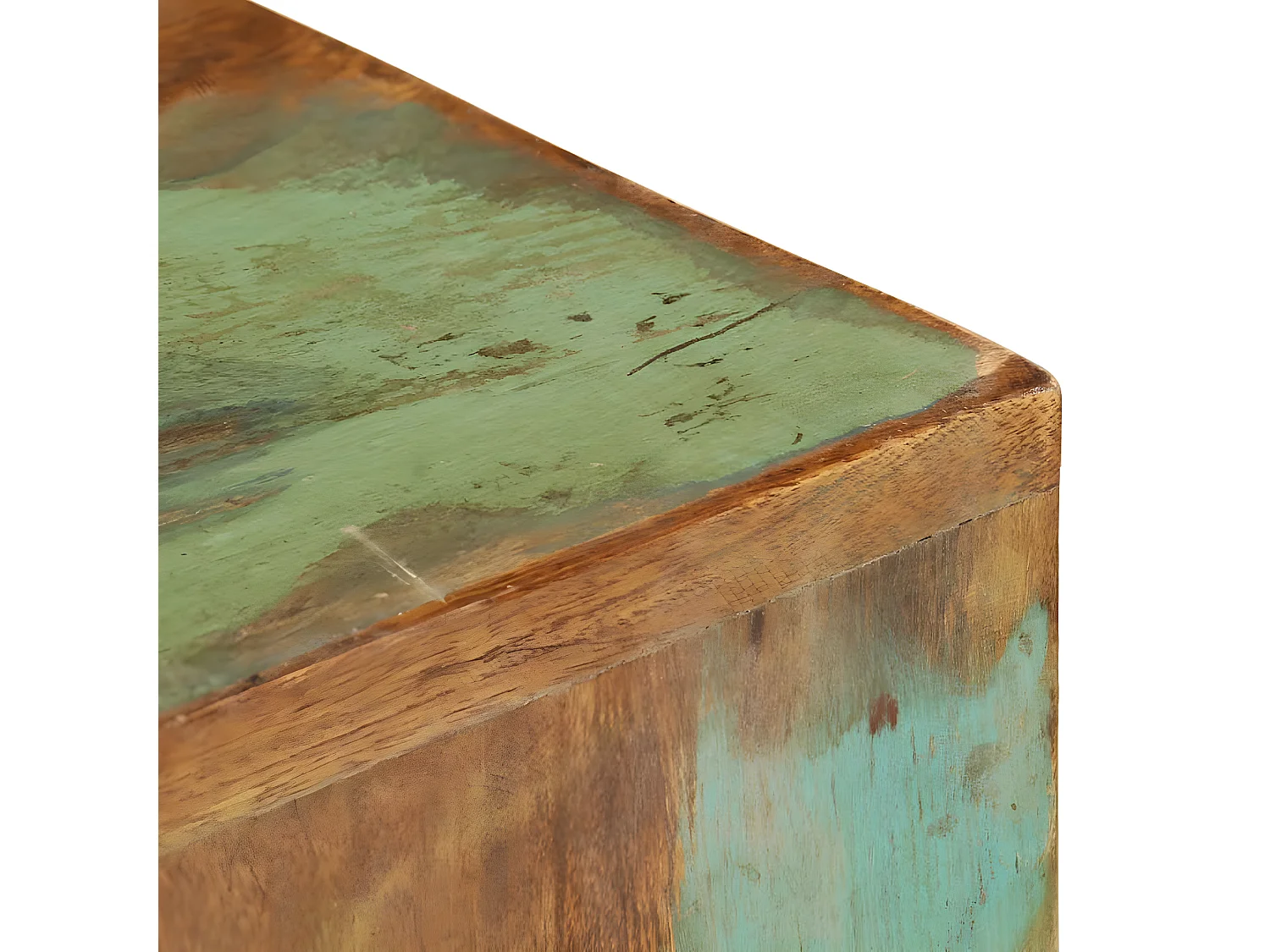 Tables d'appoint 2 pcs Bois de récupération massif