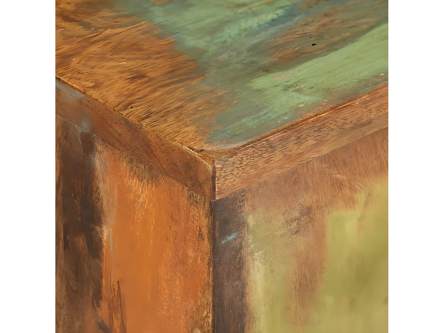 Tables d'appoint 2 pcs Bois de récupération massif