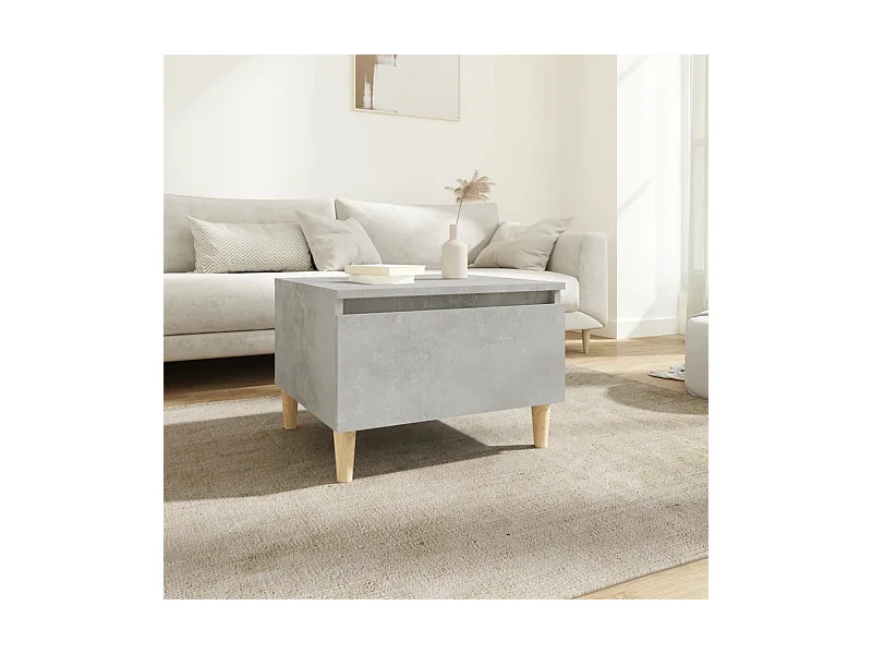 Beistelltisch Betongrau 50x46x35 cm Holzwerkstoff