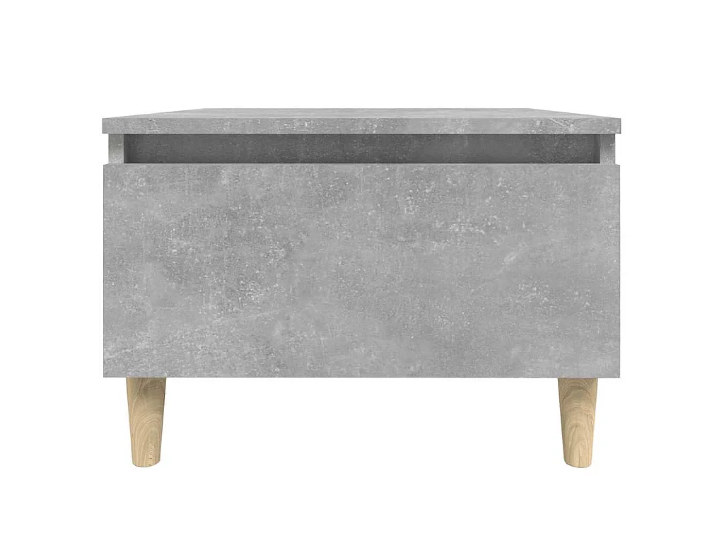 Table d'appoint Gris béton 50x46x35 cm Bois d'ingénierie