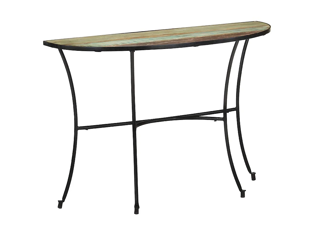 Bijzettafel 110x40x77 cm massief gerecycled hout