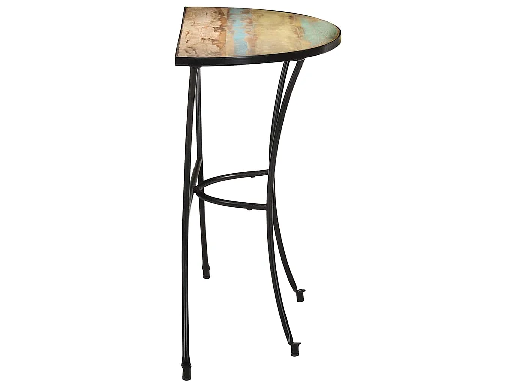 Bijzettafel 110x40x77 cm massief gerecycled hout