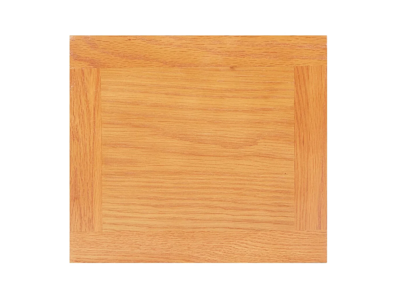 Bijzettafel 27x24x55 cm massief eikenhout